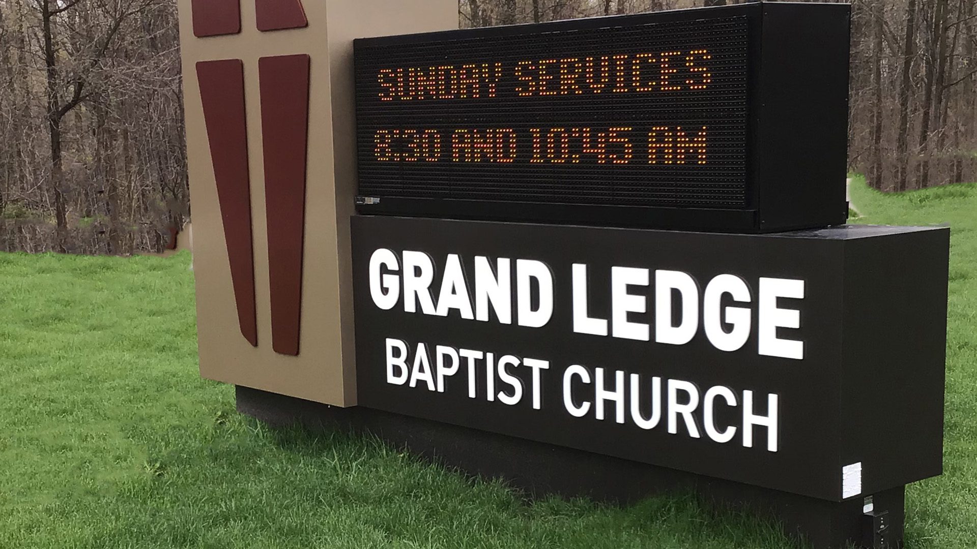Grand Ledge Baptist Church Digital Electric Sign