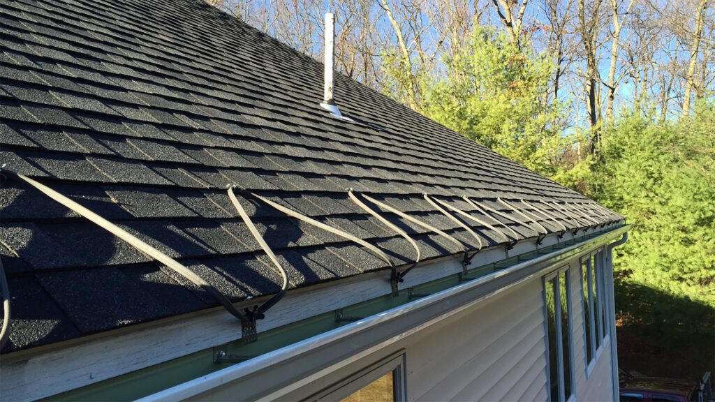 Roof Heat Tape Installation